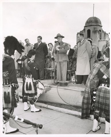 Australia Day ceremony at St. Kilda, c. 1954