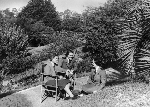 Nursing sisters at the Australian Womens Services Officers' School at "Grong Grong", Toorak, Victoria, c. 1944