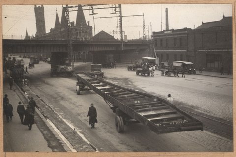 Spencer Street bridge, 1929