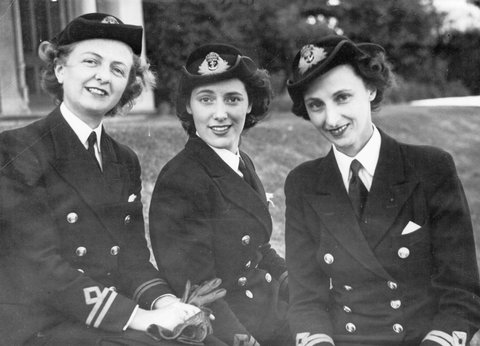 British Wrens on duty in Melbourne, c. 1944