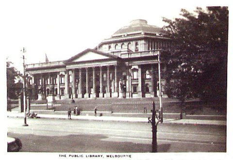 THE PUBLIC LIBRARY, MELBOURNE, c. 1930