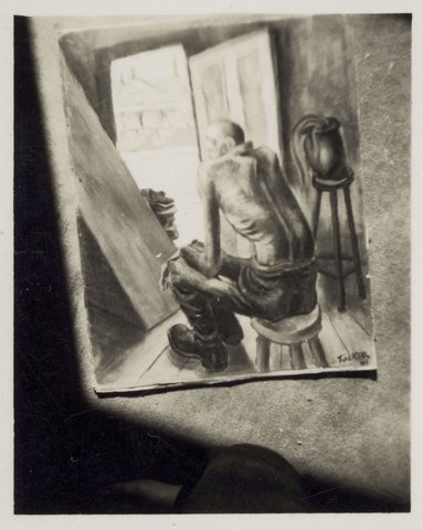 "Spring in Fitzroy" painting by Bert [Albert Tucker], 1941–45