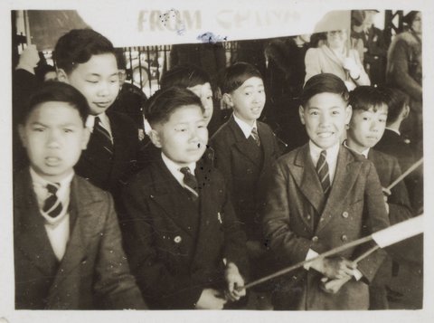 Welcome to Dr. Su Mo, Chinese Minister, Spencer Street Station, Melbourne, 1941