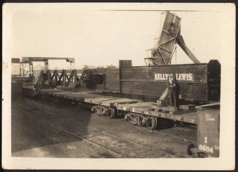 Construction of Spencer Street bridge, 1928–29