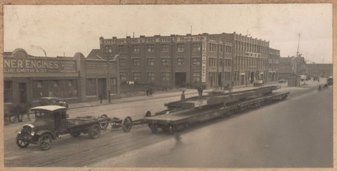 Spencer Street bridge, 1929