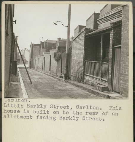 Carlton. Little Barkly Street, c. 1935