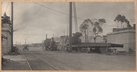 South Kensington to West Footscray - Maribyrnong River bridge - 85' span, 1927–29