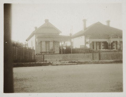 House where Bert was born, Powell Street Yarraville, taken 1945