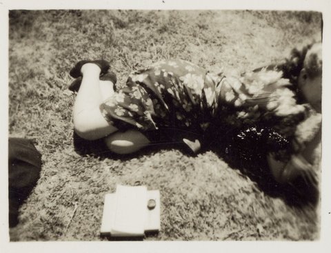 Joy Hester in Fitzroy Gardens, Melb '42, 1942
