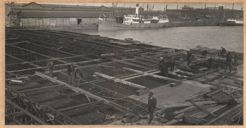Spencer Street bridge - concrete deck, 1929