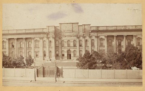 Melbourne Public Library, Victoria, 1856–76