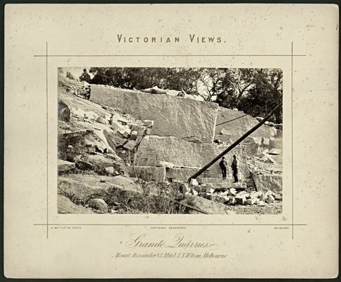 Granite Quarries Mount Alexander 83 Miles N.N.W. from Melbourne, 1855–1920