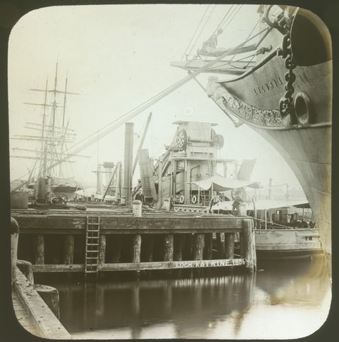 Dredge "Melbourne" at Williamstown, 1875–1930