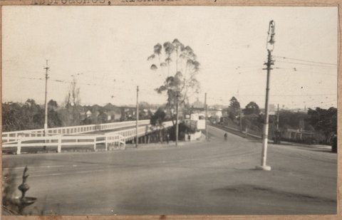 Hawthorn bridge reconditioning, 1930