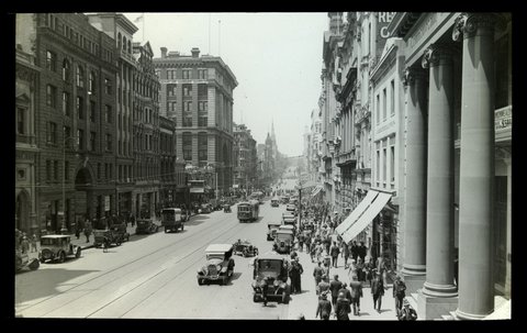 Collins Street, Melbourne, 1930s