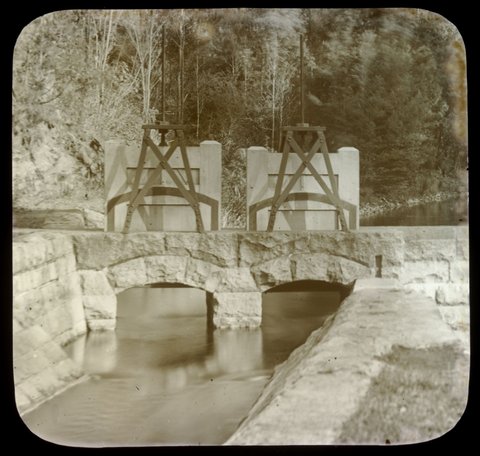 Outlet, Wallaby Creek Weir, Melb. Water Supply, 1875–1938
