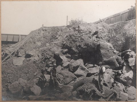 South Kensington to West Footscray, earthworks, 1927–28