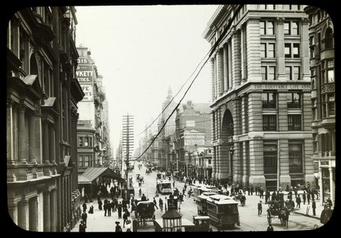 Collins St. Looking West, 1900–20
