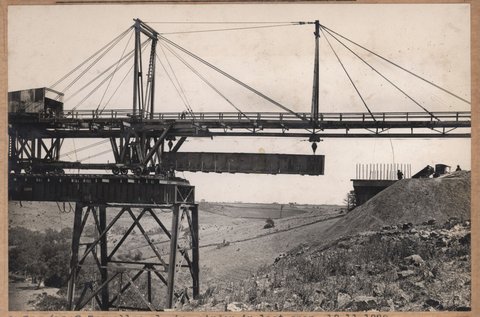 Albion to Broadmeadows - Maribyrnong River viaduct, 1928