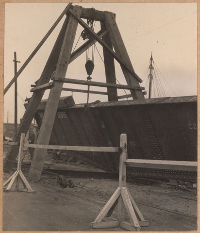 Spencer Street bridge, 1929
