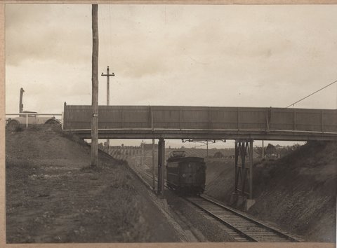 Darling to Glen Waverley - bridge over Lawrence Road, 1929–30