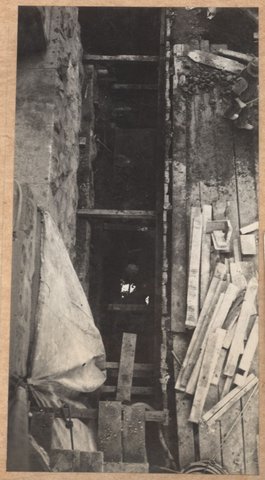 Hawthorn bridge - piers, 1930