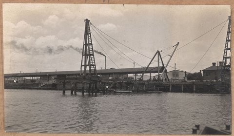 Temporary bridge, Spencer Street, Melbourne, Vic, 1927–28