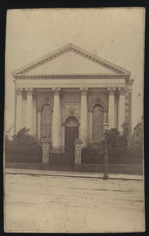 Jews synagogue, Melbourne, 1860s
