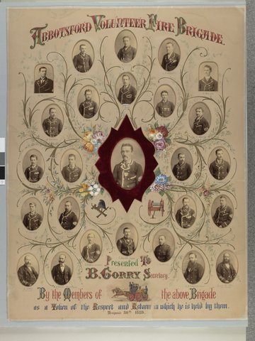 Abbotsford Volunteer Fire Brigade, 1889