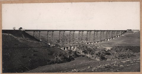 Albion to Broadmeadows - Maribyrnong River viaduct, 1929