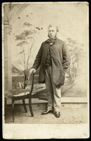 Studio portraits of unidentified men in Melbourne, Victoria, 1857–63