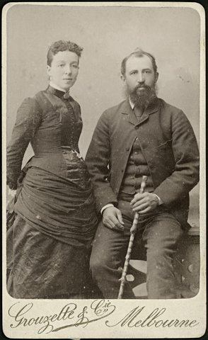 Portrait photographs by Grouzelle & Co. Royal Arcade, Melbourne, Vic, 1884–87