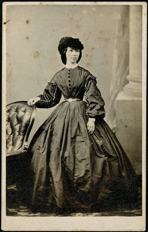 Studio portraits of men and women, Melbourne, c. 1865