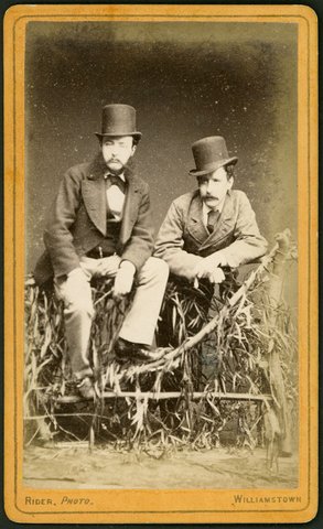 Portrait photographs by Andrew Rider, Williamstown, Vic, 1860–75