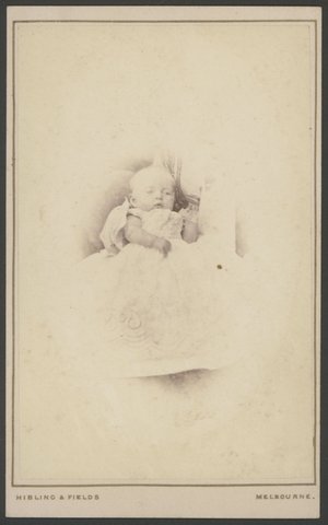 Studio portaits by Hibbling & Fields, Melbourne, Victoria, c. 1872