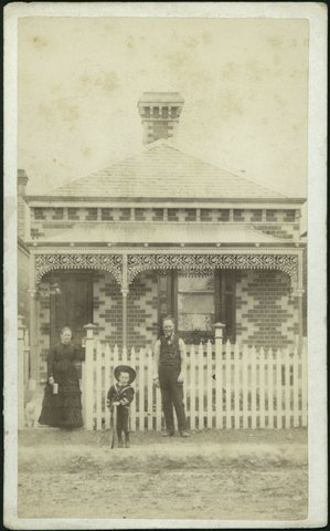 "Elizabeth Cottage" Fergie St. North Fitzroy Victoria. Australia, 1883–88