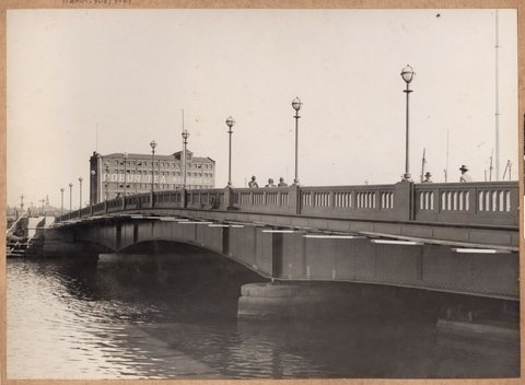 Spencer Street Bridge, April 1930 [Melbourne, Vic.]
