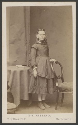 Studio portaits by Hibbling, Melbourne, Victoria, 1873–77