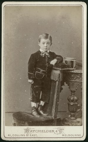 Studio portraits by Batchelder & Co., in Melbourne, 1867–91