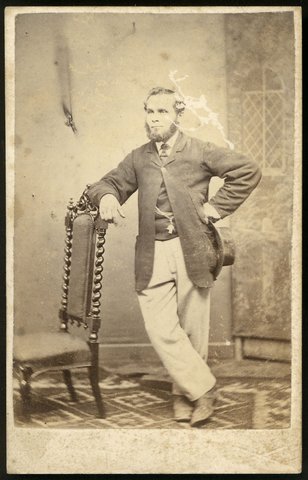 Studio portraits by Professor Hawkins in Melbourne, Victoria, c. 1879