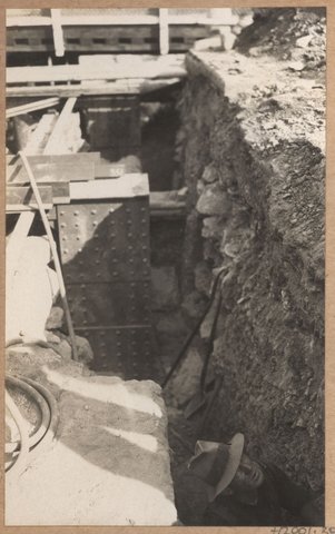 Hawthorn bridge - abutements, 1930