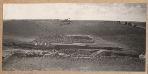 Albion to Broadmeadows - earthworks for culvert at Spring Gully, 1927–29