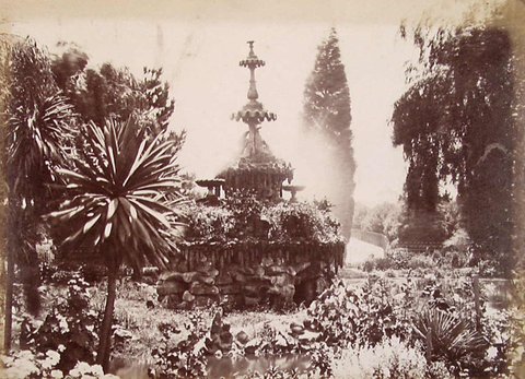 Dolphin Fountain in the Carlton Gardens, 1870–80