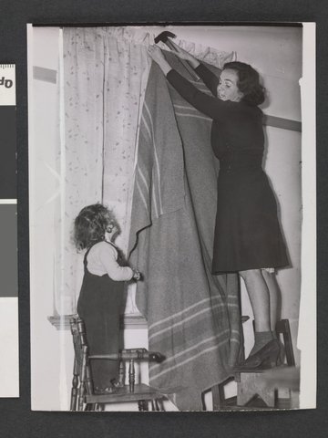 Blackout preparations in Melbourne during World War II, 1938–44