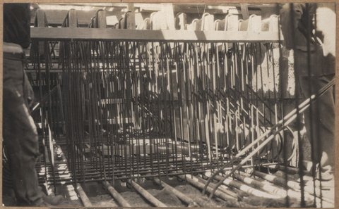 Spencer Street bridge - south pier, 1928–29