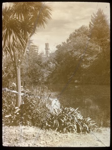 Botanic Gardens with Govt. Home, Melb. 1922