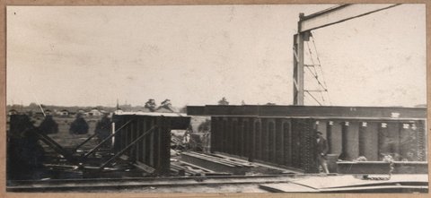Albion to Broadmeadows - fabrication of steelwork, 1927–28