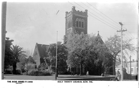 HOLY TRINITY CHURCH, KEW, VIC, 1920–54