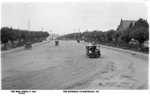 The Entrance To Northcote, Vic, 1920–54