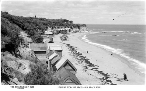 LOOKING TOWARDS BEAUMARIS, BLACK ROCK, 1920–54